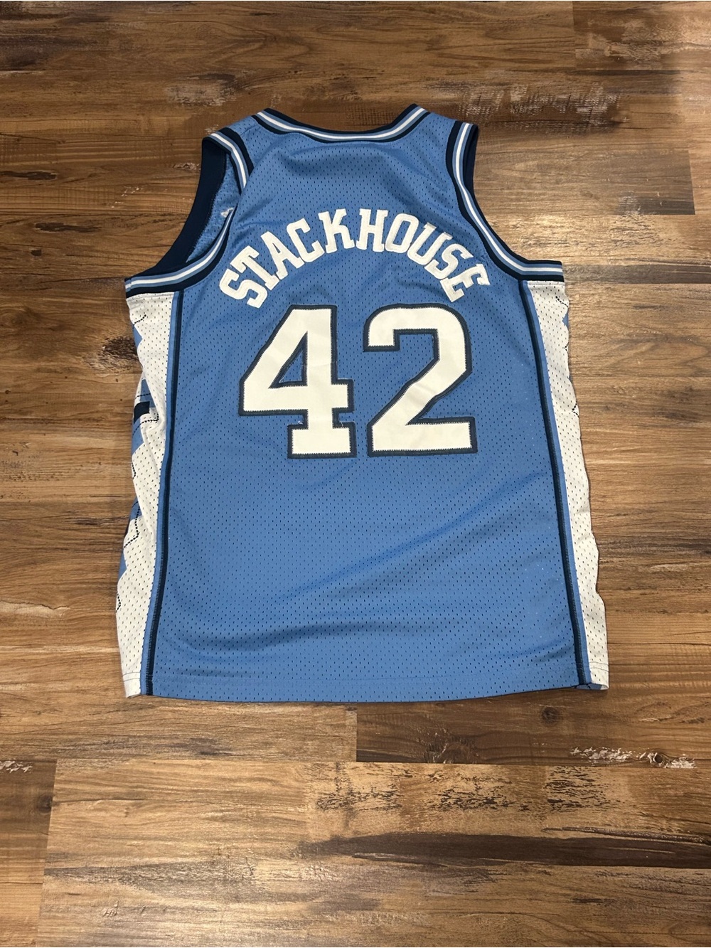 Vintage Nike Jerry Stackhouse UNC Jersey Medium - Picture 2 of 4
